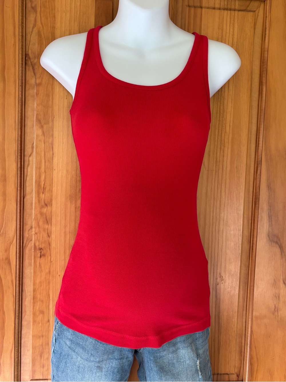 Maternity tank-ribbed